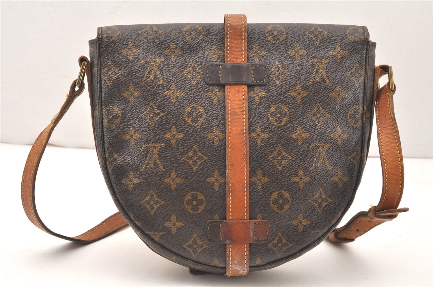 Authentic Louis Vuitton Monogram Chantilly MM Shoulder Cross Bag M51233 LV 5583K