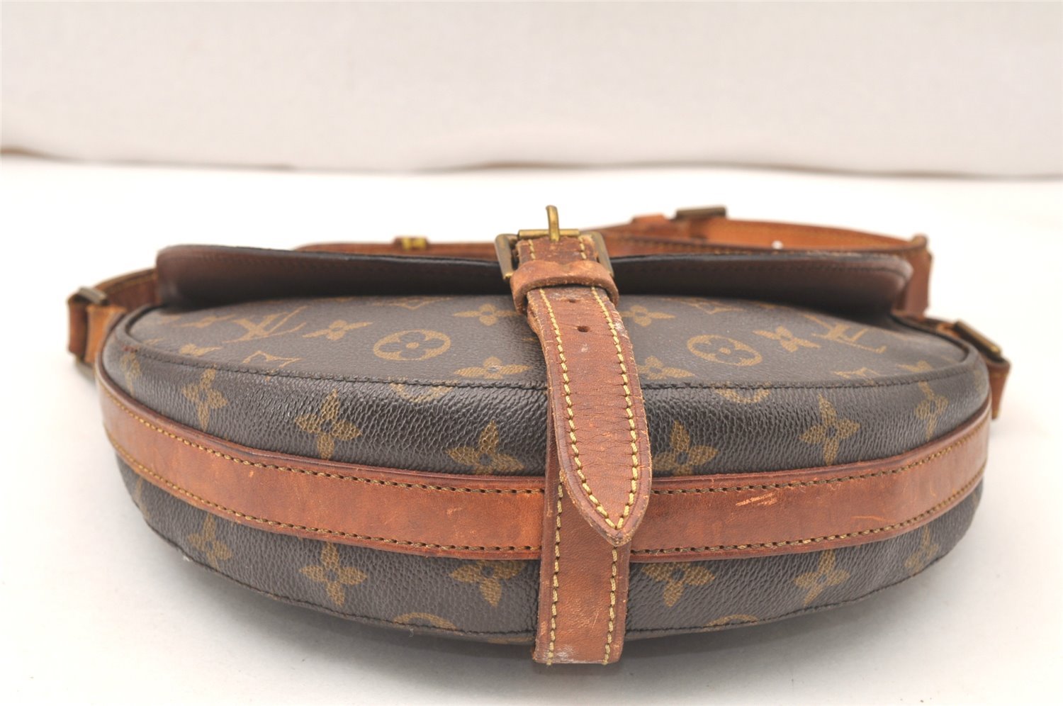 Authentic Louis Vuitton Monogram Chantilly MM Shoulder Cross Bag M51233 LV 5583K