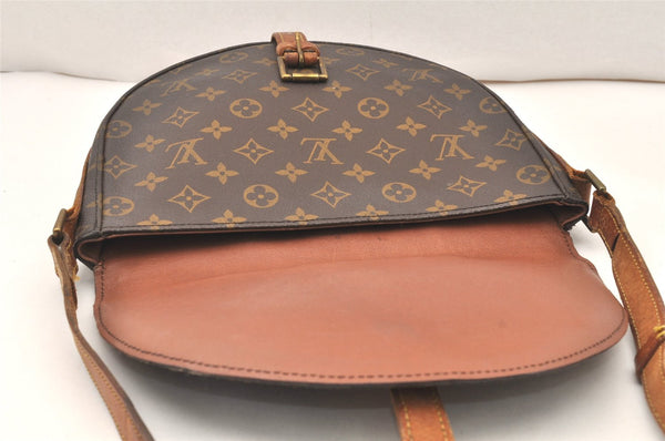 Authentic Louis Vuitton Monogram Chantilly MM Shoulder Cross Bag M51233 LV 5583K