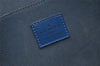 Authentic Louis Vuitton Epi Dauphine GM Cosmetic Pouch Blue M48435 LV 5584I