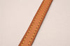 Authentic Louis Vuitton Leather Shoulder Strap Beige 45.1" LV 5584J