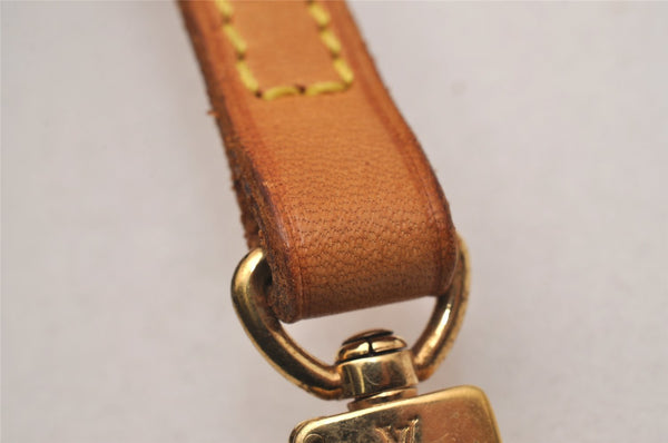 Authentic Louis Vuitton Leather Shoulder Strap Beige 45.1" LV 5584J