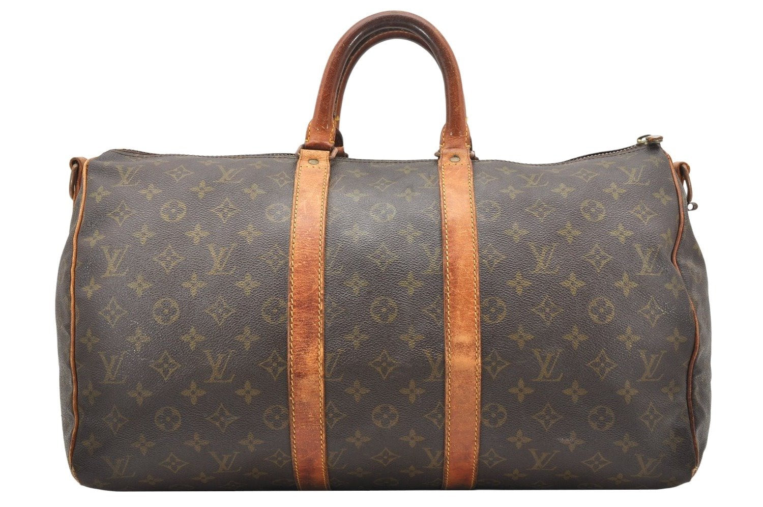 Auth Louis Vuitton Monogram Keepall Bandouliere 45 Boston Bag Old Model LV 5584K