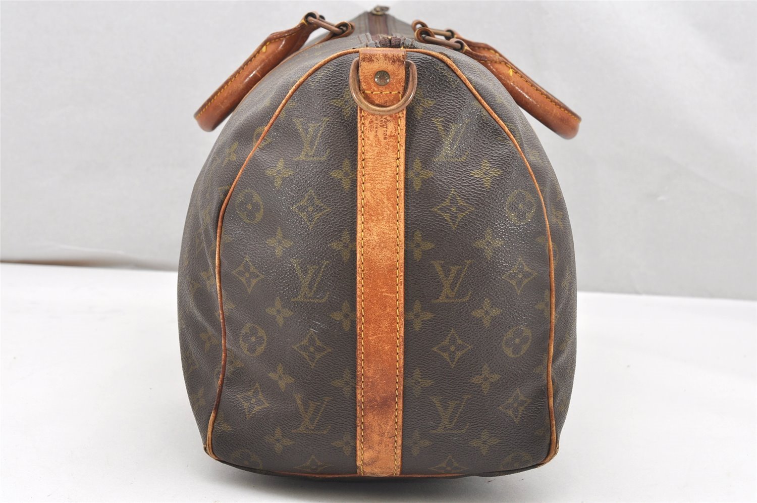 Auth Louis Vuitton Monogram Keepall Bandouliere 45 Boston Bag Old Model LV 5584K