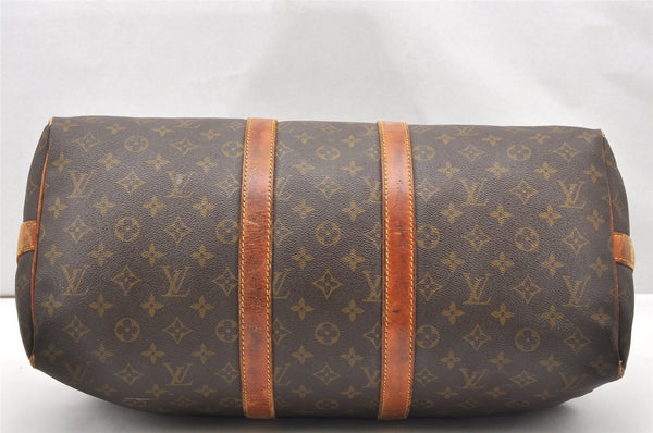 Auth Louis Vuitton Monogram Keepall Bandouliere 45 Boston Bag Old Model LV 5584K