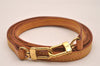 Authentic Louis Vuitton Leather Shoulder Strap Beige 48" LV 5585J