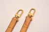 Authentic Louis Vuitton Leather Shoulder Strap Beige 48" LV 5585J