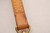 Authentic Louis Vuitton Leather Shoulder Strap Beige 48" LV 5585J