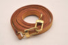 Authentic Louis Vuitton Leather Shoulder Strap Beige 48" LV 5585J