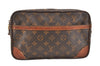 Authentic Louis Vuitton Monogram Compiegne 28 Clutch Hand Bag M51845 LV 5585K