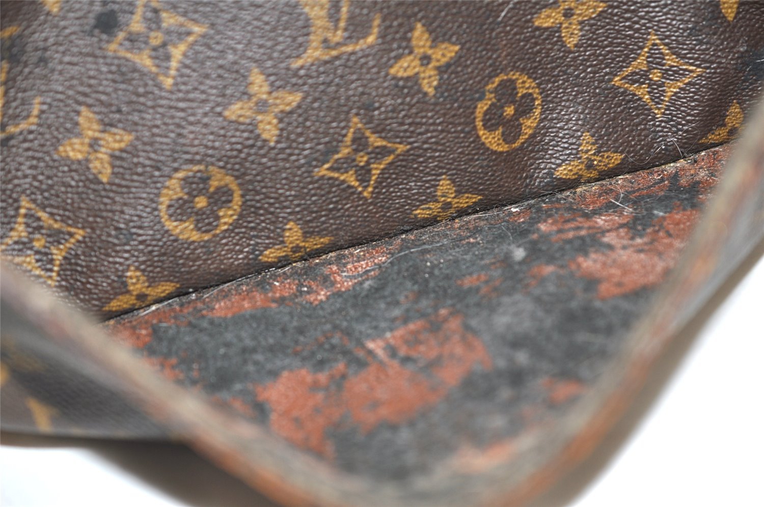 Authentic Louis Vuitton Monogram Compiegne 28 Clutch Hand Bag M51845 LV 5585K