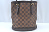 Authentic Louis Vuitton Damier Marais Bucket Shoulder Tote Bag N42240 LV 5586I