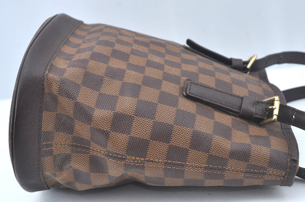 Authentic Louis Vuitton Damier Marais Bucket Shoulder Tote Bag N42240 LV 5586I