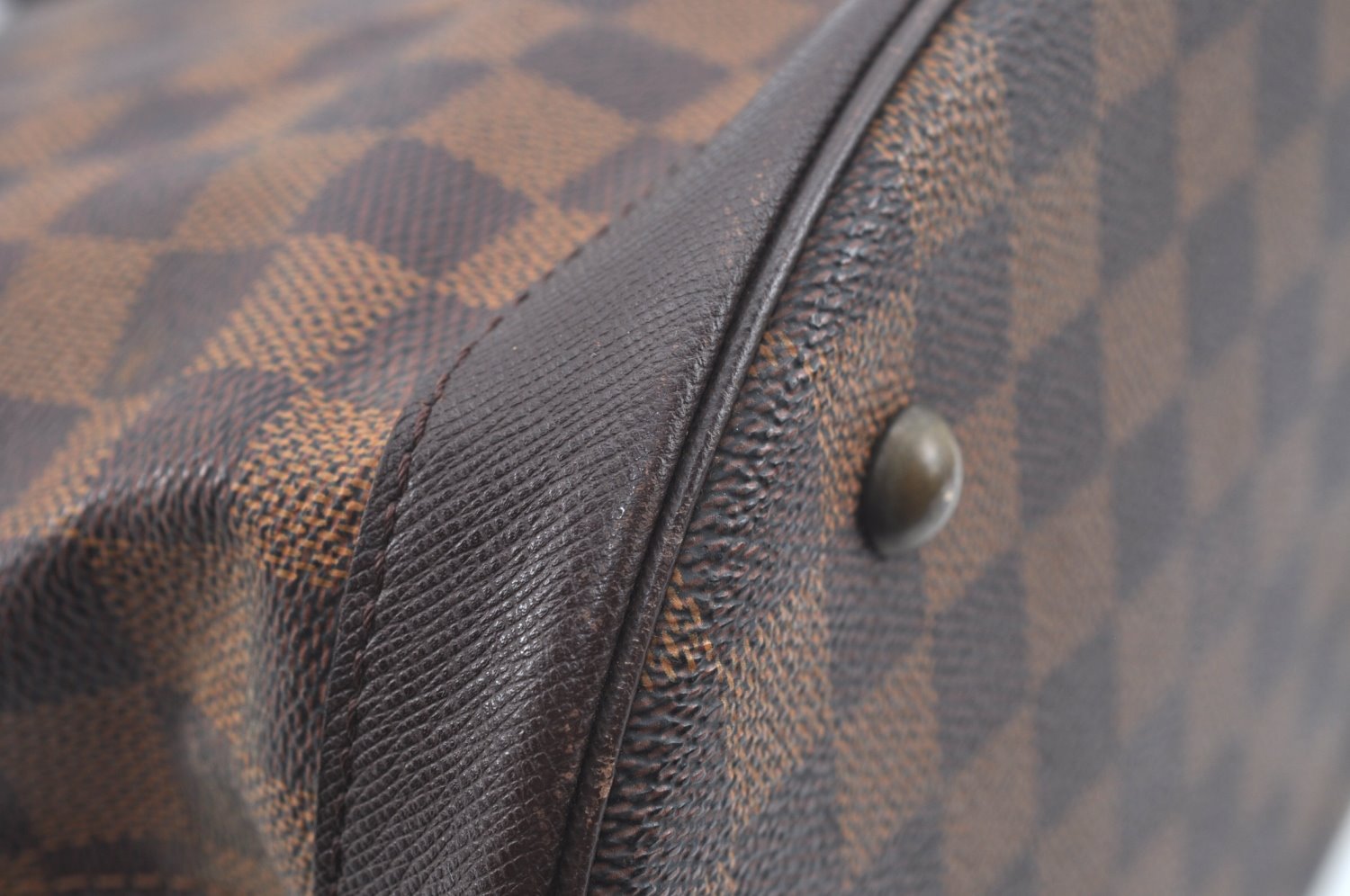 Authentic Louis Vuitton Damier Marais Bucket Shoulder Tote Bag N42240 LV 5586I