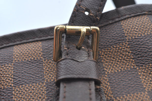 Authentic Louis Vuitton Damier Marais Bucket Shoulder Tote Bag N42240 LV 5586I