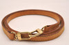 Authentic Louis Vuitton Leather Shoulder Strap Beige 46.5" LV 5586J