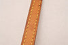 Authentic Louis Vuitton Leather Shoulder Strap Beige 46.5" LV 5586J