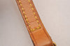 Authentic Louis Vuitton Leather Shoulder Strap Beige 46.5" LV 5586J