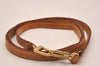 Authentic Louis Vuitton Leather Shoulder Strap Beige 46.1" LV 5587J