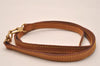 Authentic Louis Vuitton Leather Shoulder Strap Beige 46.1" LV 5587J