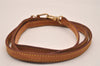 Authentic Louis Vuitton Leather Shoulder Strap Beige 46.1" LV 5587J