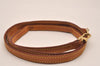 Authentic Louis Vuitton Leather Shoulder Strap Beige 46.1" LV 5587J