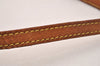 Authentic Louis Vuitton Leather Shoulder Strap Beige 46.1" LV 5587J