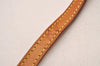 Authentic Louis Vuitton Leather Shoulder Strap Beige 46.1" LV 5587J