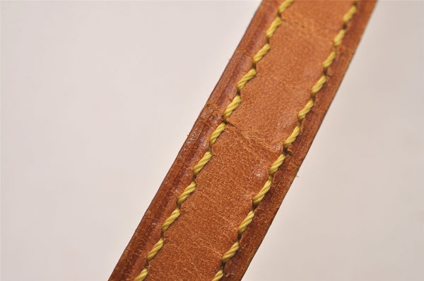 Authentic Louis Vuitton Leather Shoulder Strap Beige 46.1" LV 5587J