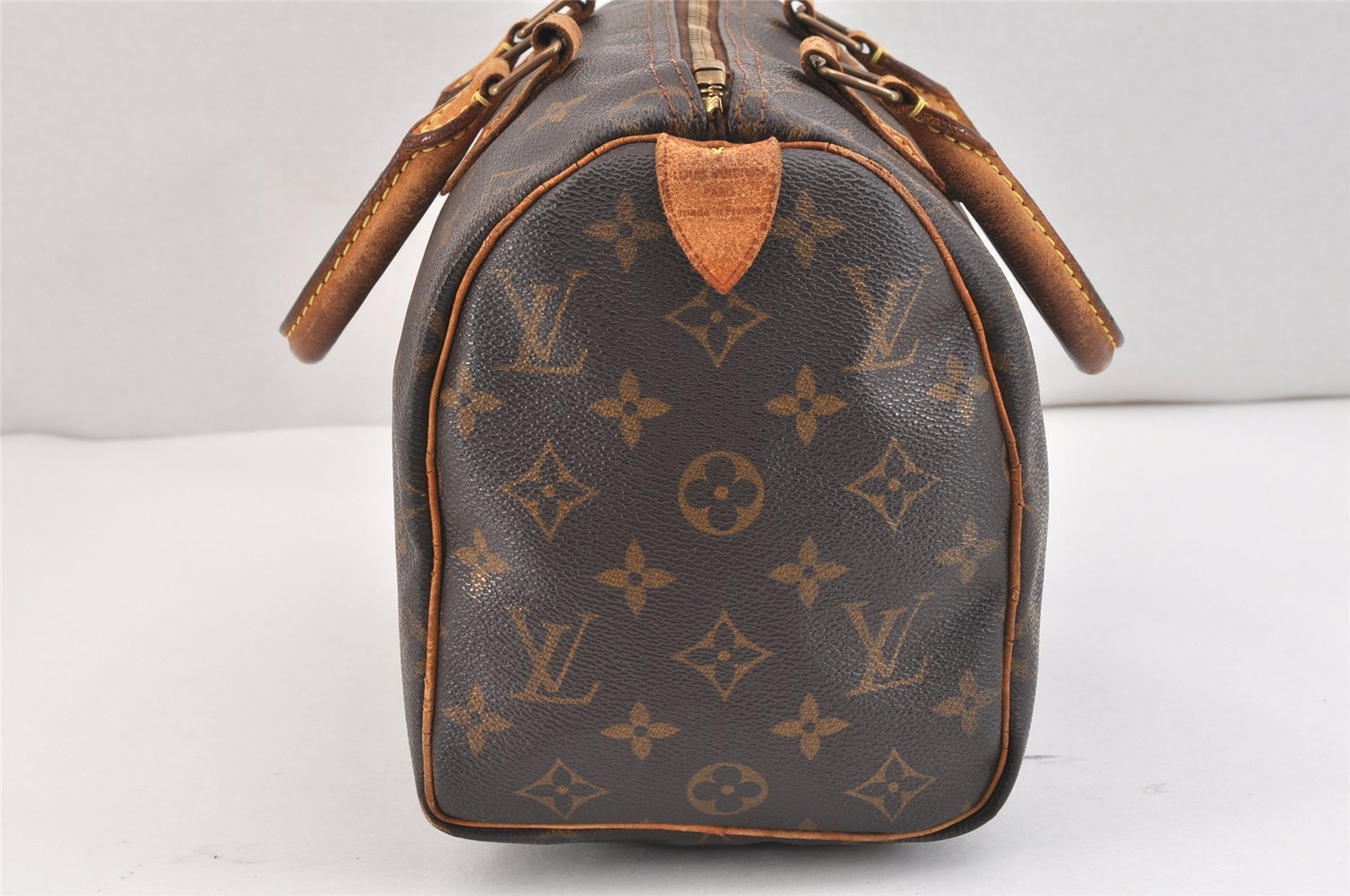 Authentic Louis Vuitton Monogram Speedy 25 Boston Hand Bag M41528 LV 5587K