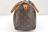 Authentic Louis Vuitton Monogram Speedy 25 Boston Hand Bag M41528 LV 5587K