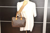 Authentic Louis Vuitton Monogram Speedy 25 Boston Hand Bag M41528 LV 5587K