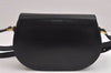 Authentic Christian Dior Shoulder Cross Body Bag Purse Leather Black CD 5588J