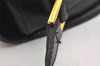 Authentic Christian Dior Shoulder Cross Body Bag Purse Leather Black CD 5588J