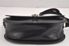 Authentic Christian Dior Shoulder Cross Body Bag Purse Leather Black CD 5588J