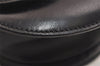 Authentic Christian Dior Shoulder Cross Body Bag Purse Leather Black CD 5588J