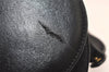 Authentic Christian Dior Shoulder Cross Body Bag Purse Leather Black CD 5588J