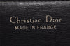 Authentic Christian Dior Shoulder Cross Body Bag Purse Leather Black CD 5588J