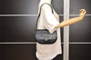 Authentic Christian Dior Shoulder Cross Body Bag Purse Leather Black CD 5588J