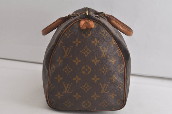 Authentic Louis Vuitton Monogram Speedy 30 Hand Boston Bag Old Model LV 5588K