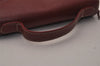 Authentic Christian Dior Vintage Hand Bag Pouch Purse Leather Red CD 5589J