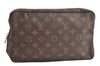 Auth Louis Vuitton Monogram Trousse Toilette 28 Clutch Bag M47522 Junk 5589K