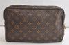 Auth Louis Vuitton Monogram Trousse Toilette 28 Clutch Bag M47522 Junk 5589K