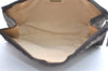 Authentic FENDI Vintage Zucca Pouch Purse Canvas Leather Brown Junk 5590I