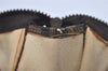 Authentic FENDI Vintage Zucca Pouch Purse Canvas Leather Brown Junk 5590I