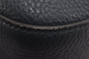 Authentic PRADA Vintage Leather Shoulder Tote Bag Navy Blue 5591J