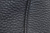Authentic PRADA Vintage Leather Shoulder Tote Bag Navy Blue 5591J