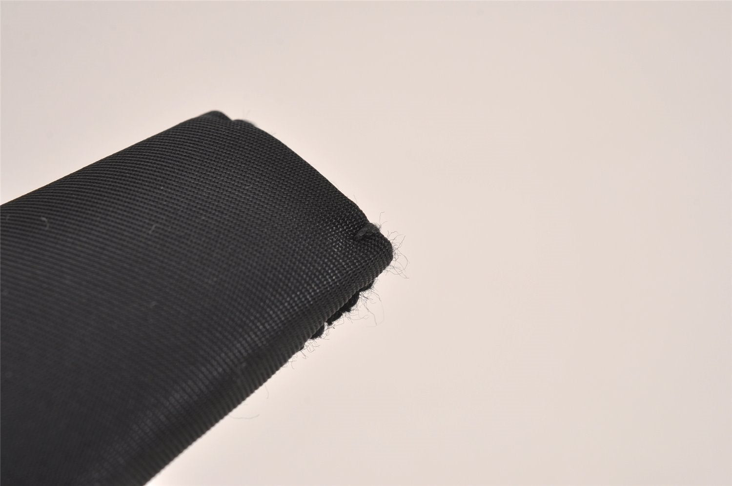 Authentic PRADA Nylon Tessuto Logo Head Band Black Box 5592J