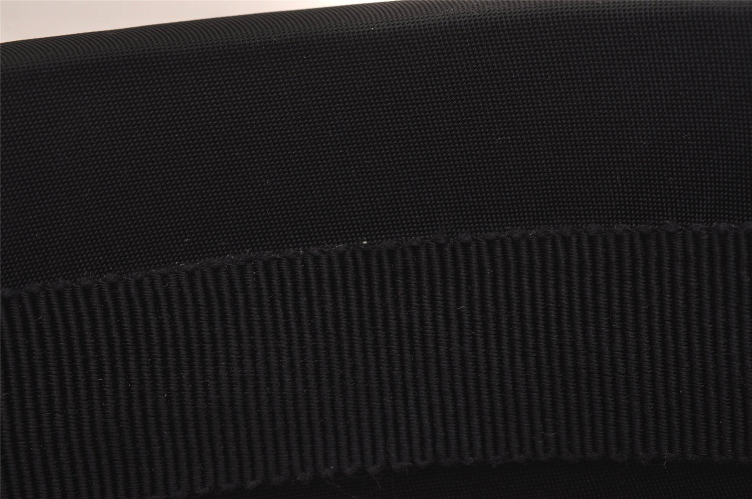 Authentic PRADA Nylon Tessuto Logo Head Band Black Box 5592J