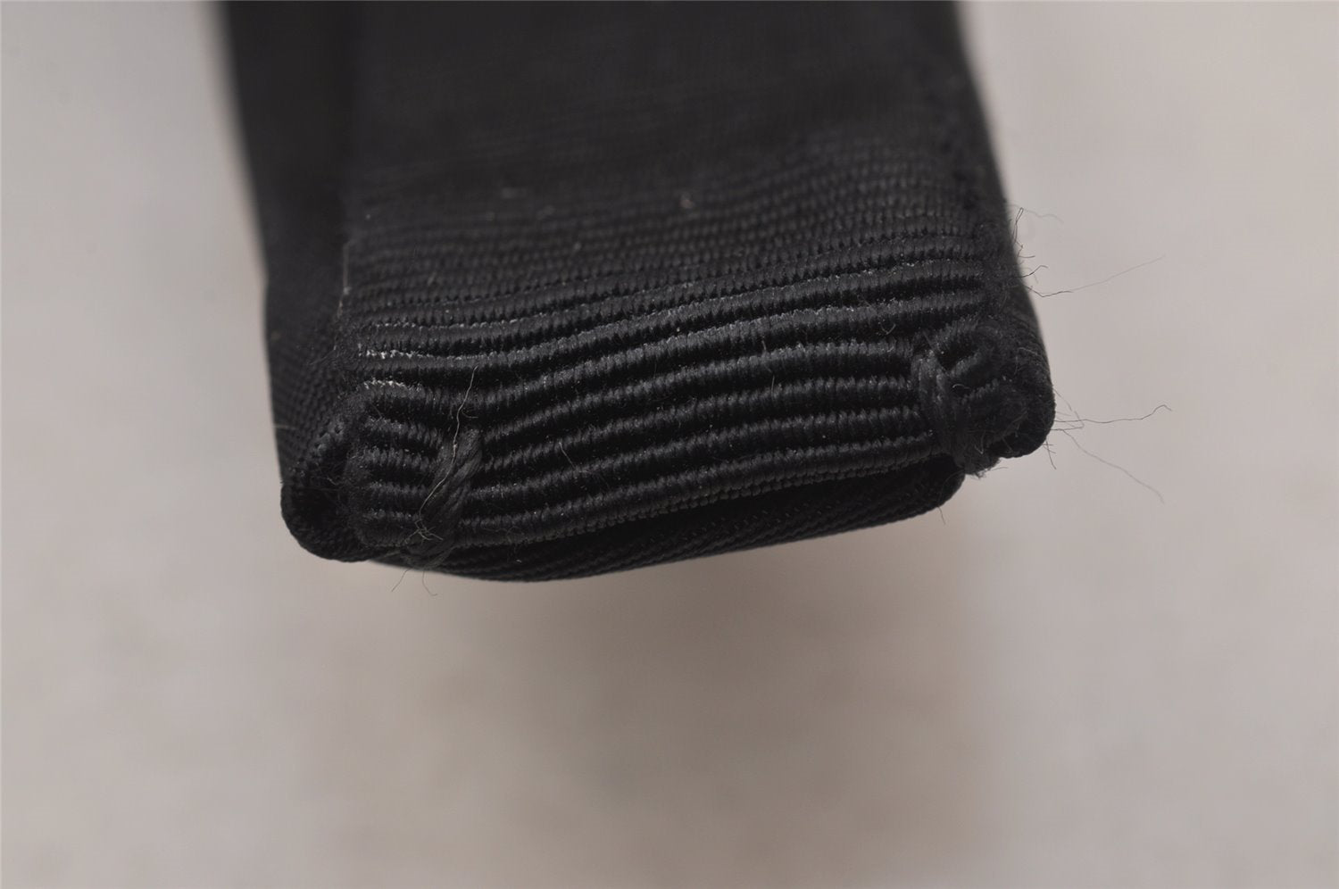 Authentic PRADA Nylon Tessuto Logo Head Band Black Box 5592J
